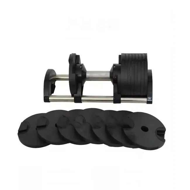 Wholesales Cheap Price Cast Iron Adjustable Painted Dumbbell 28Kg Gym Adjustable Weights Dumbbells Adjustable Dumbbell