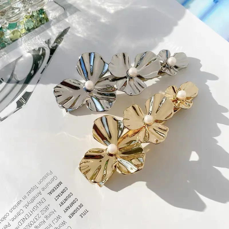 Ins New Style Flower Hair Clip Quality Hair Accessories for Girls