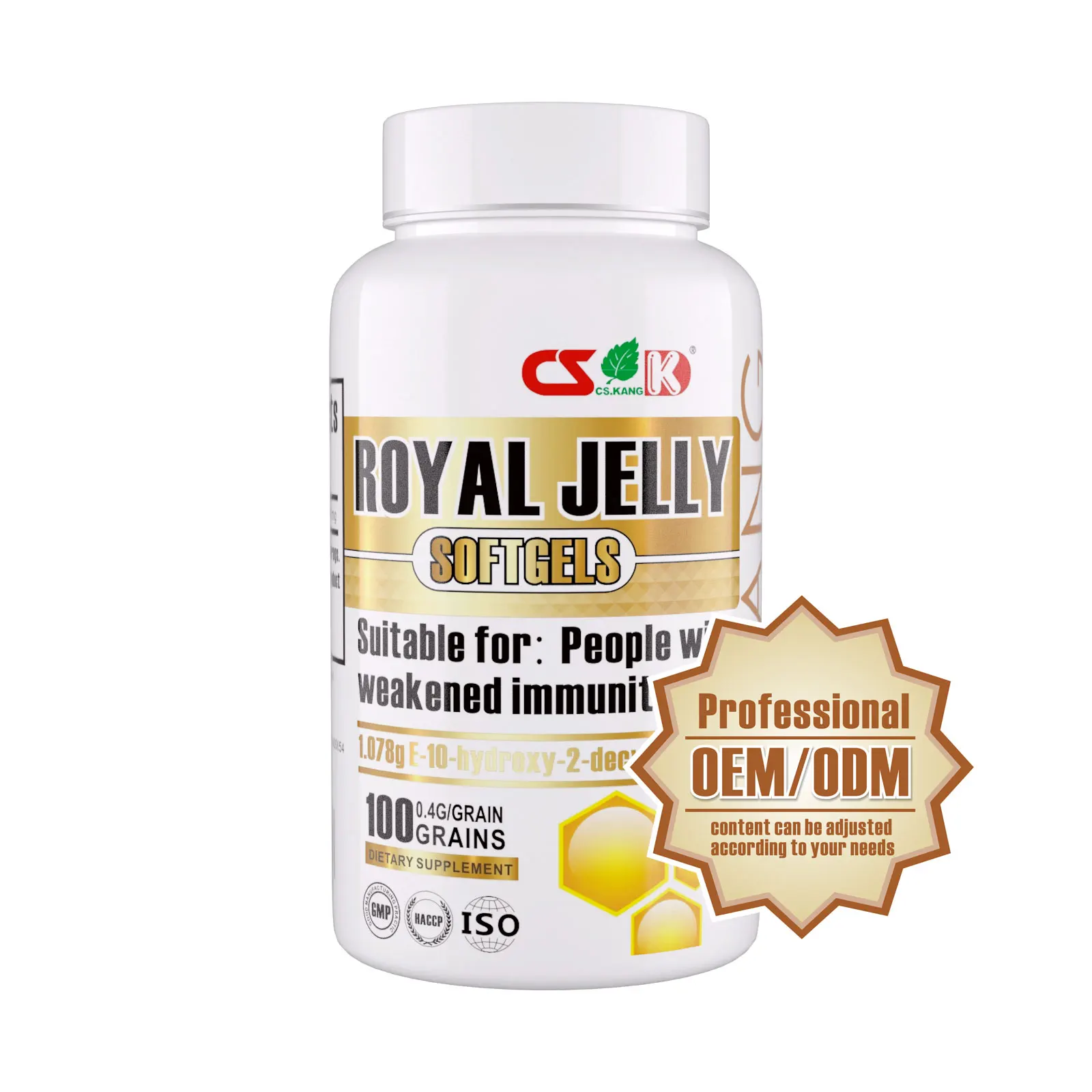  Wholesale bulk natural organic extract liquid fresh pure royal jelly softgel