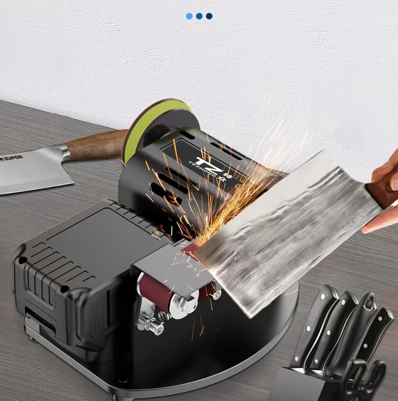 Fully Automatic Household Electric Knife and Scissors Sharpening Machine Lithium Sandbelt for Power Sharpeners