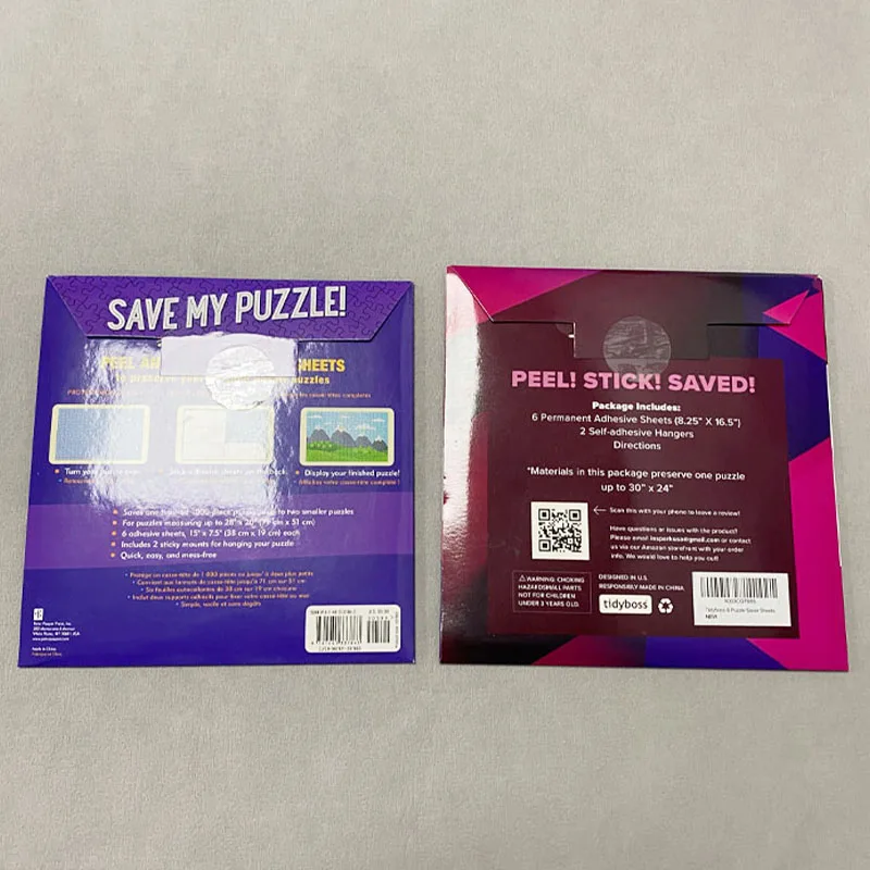 Factory direct sales printing, low-priced personalized transparent adhesive protective film pasting, puzzle stickers