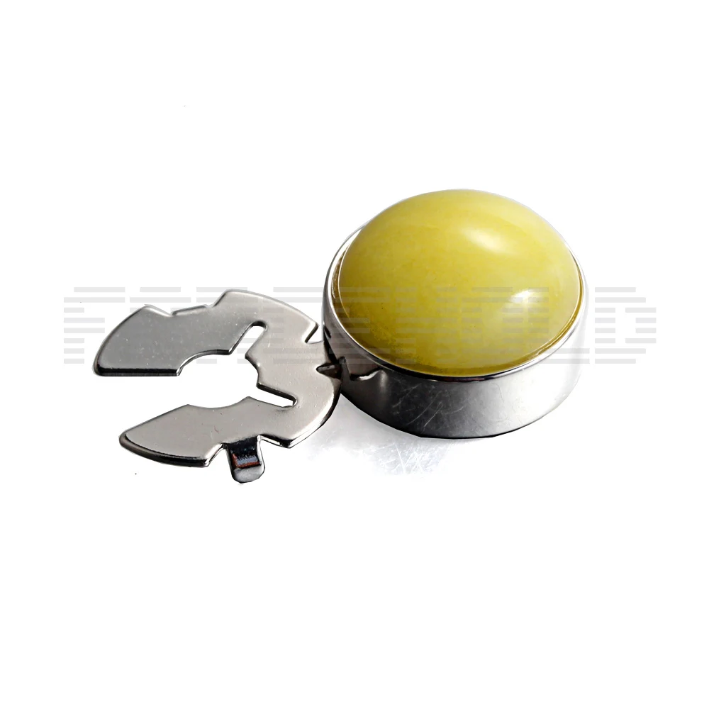 CUSTOM Fancy Kurta For Men Fancy LadiesPrecious Lemon Egg Yellow Stone Button Covers Round Brass 17.5MM for shirts