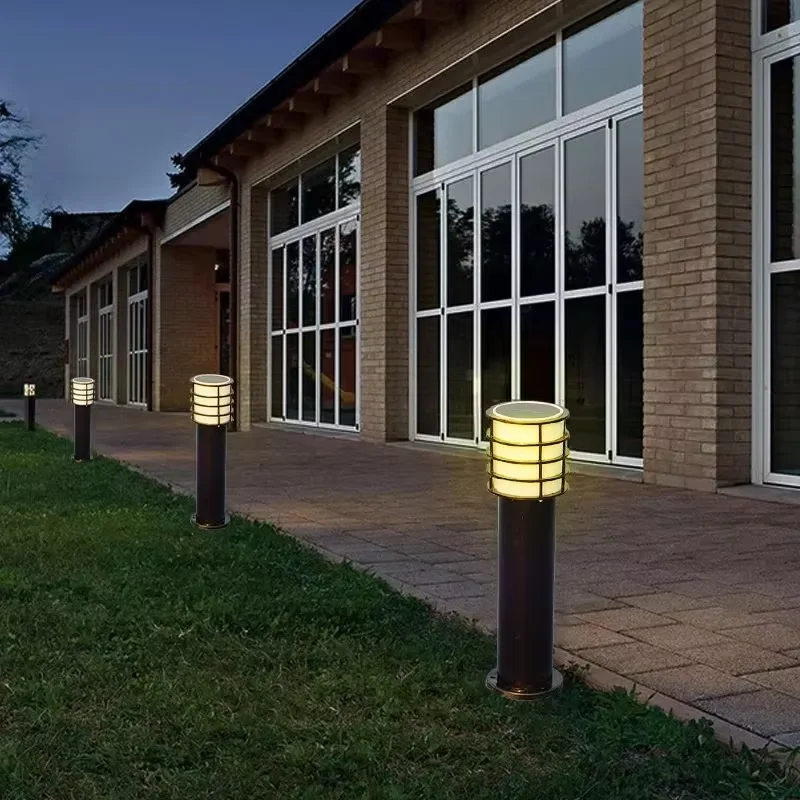 Modern Waterproof Ip65 Hotel Home Decoration Outdoor Bollard Led Lawn Light Garden Light Lamp
