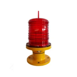 Long Pole Type IP65 AC 220v LED Aviation Obstruction Warning Lights for Bridges, Ports, Mechanical Engineering, Wind Turbines