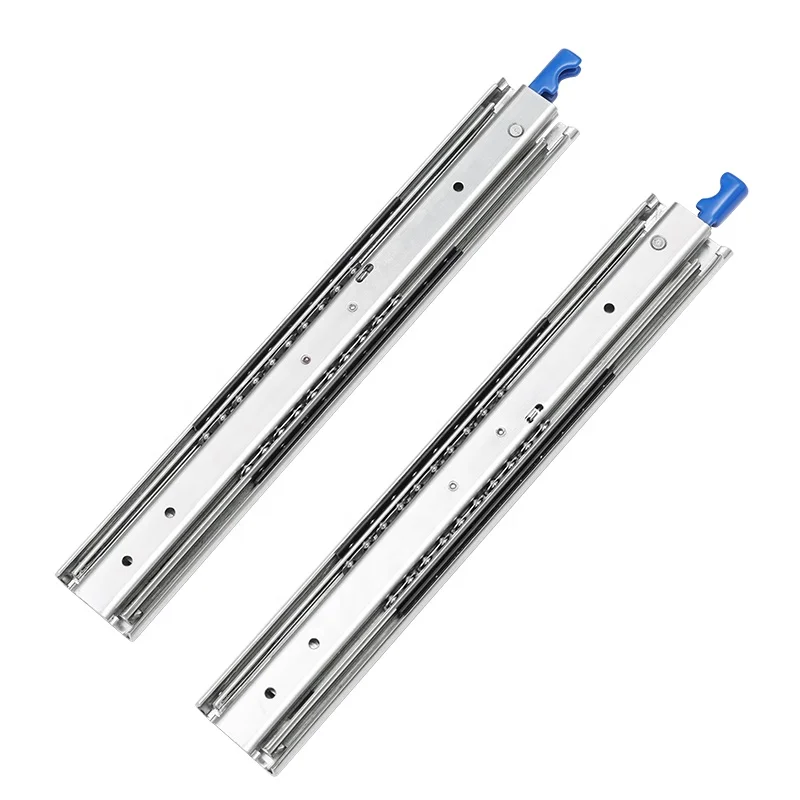 112Kg 53mm Locking heavy duty slides Heavy Industrial slide rails for furniture work slide-rail