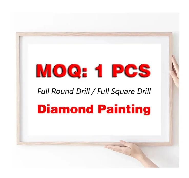 Custom 5d Mosaic Diamond Painting Wall Art Painting Embroidery Diamond Art Painting for Handmade Gift Home Decor