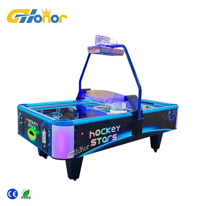 Latest 2 players classic sports air hockey game console for children and adults coin operated air hockey arcade table for sale