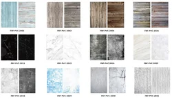 Double Sided PVC Coated Printed Texture Photography Background Paper Seamless Waterproof  INS Vinyl  Backdrop For Photo Studio