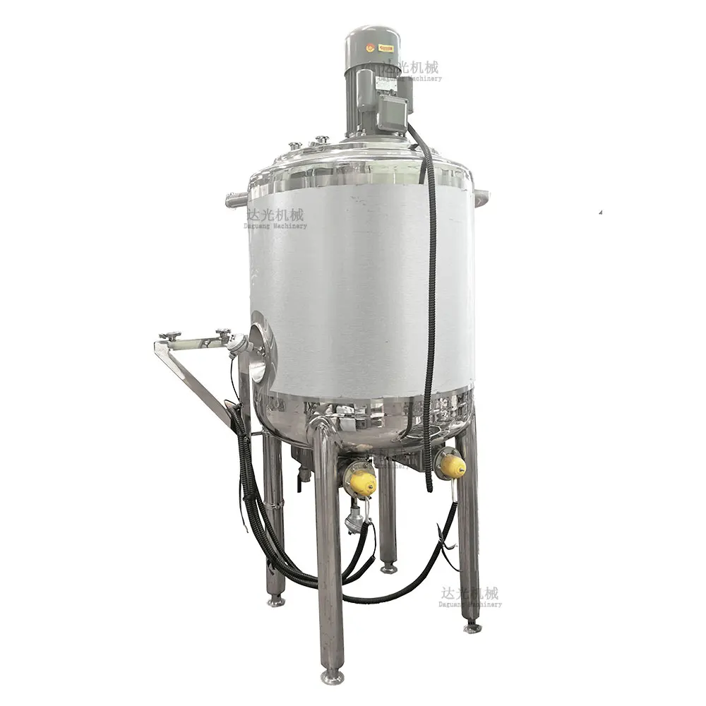 Stainless steel food grade electric heating emulsification equipment with high bracket