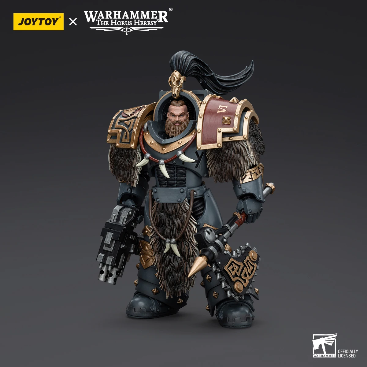 Фигурка JOYTOY 1/18 для Warhammer 40K Космические Волки Varagyr Wolf Guard Squad Terminator 4 JT5857