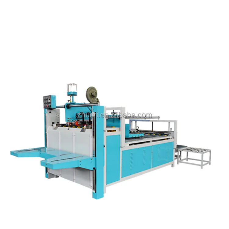 2024 low profit but high sales volume High Speed Automatic Boxmaker machine with folder gluer and strapper