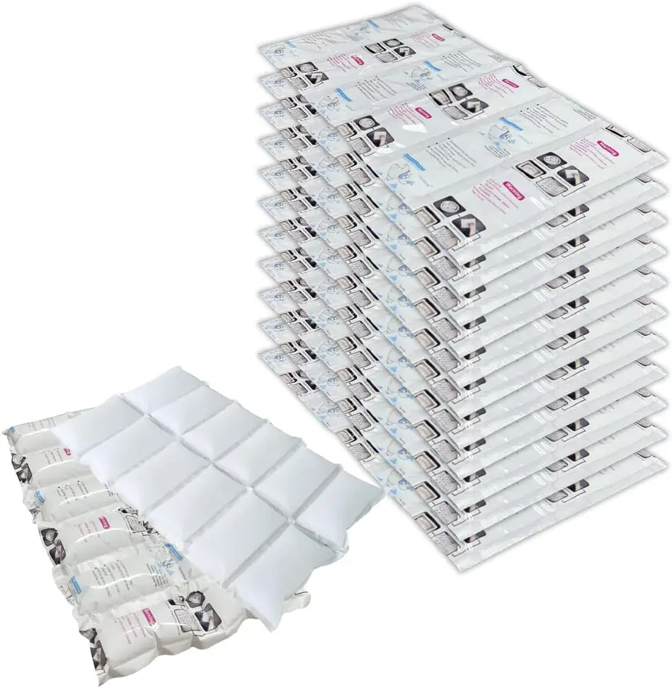 Single use soft delivery shipping small mini food grade water dry gel ice pack sheet for food shipping delivery transport