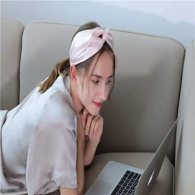 Wholesale Factory Direction Luxurious100% mulberry headband silk