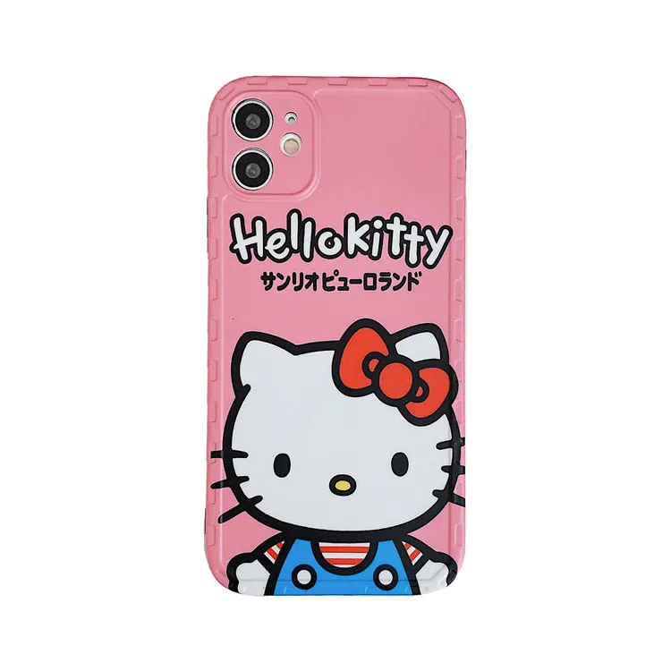 Чехол для iPhone 12 11 XR с 3d-изображением героев мультфильмов Hello Kitty