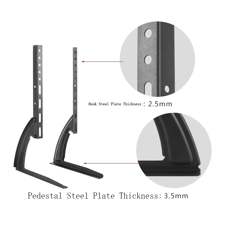 Factory direct sale monitor base desktop stand computer laptop monitor mount stand Adjustable height free installation Angle