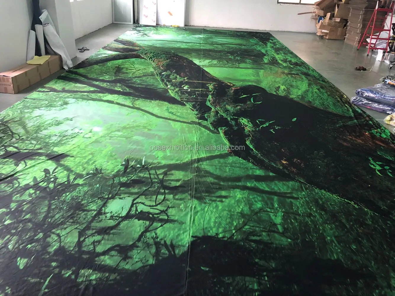 Print Customized Backdrop Strong Color Fastness Cloth Fabric Banner for Event