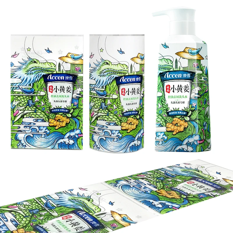 China PET Plastic Sleeve Bottle Shrink Label Customized Printed PVC Plastic Heat Wrap Shrink Sleeve Label for Bottle