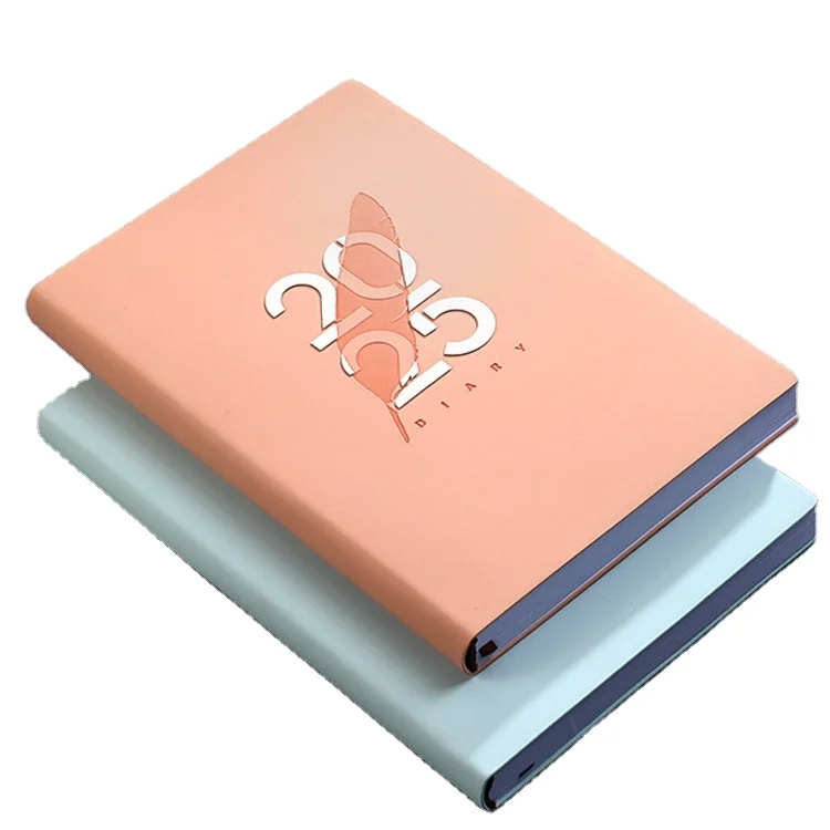 A5 Notebook Self-Filling Undated Agenda Timeline Annual Calendar Weekly Plan Goals Schedule Journaling Stationery Office