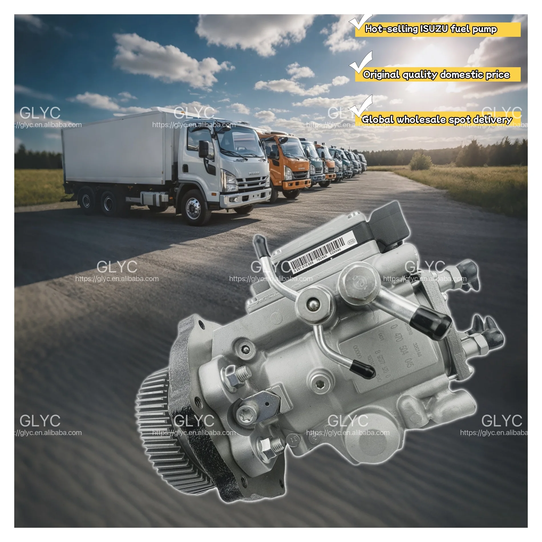 Топливный насос высокого давления VP44 0470504045 0470504037 109341-1040 для Nissan Isuzu Zexel