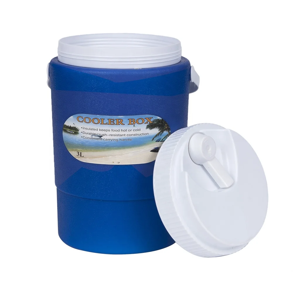 Wholesale Custom Waterproof Insulated Grocery Food Warmer Boxes Delivery Cooler Bag 3L Plastic Insulated Fish Cooler Chest