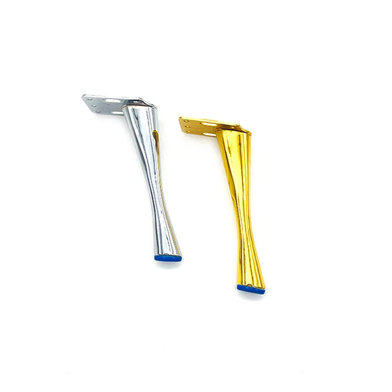 Lichuan 18cm Golden Metal Sofa Legs with Popular Design China Factory Furniture Accessories for Sofa and Cabinet Furniture Legs