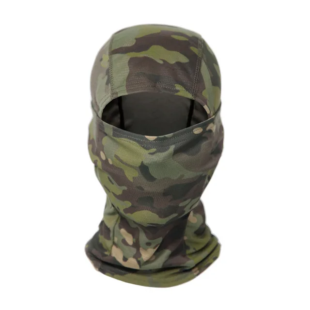 Windproof Tactical Camo Headgear Riding Full Face Balaclava Ski Gaiter Mask for Skiing Snowboard Fishing