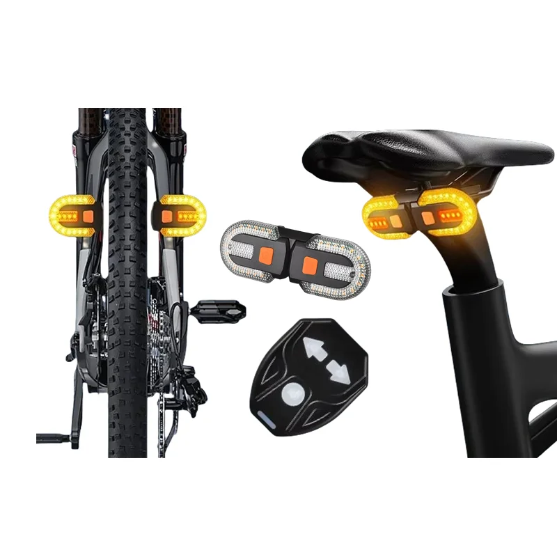 Superbsail Motorcycle MTB Accessories Cycle Indicator Fog Light For Bike Light Led Night Riding Bicycle Front Rear Lights Set