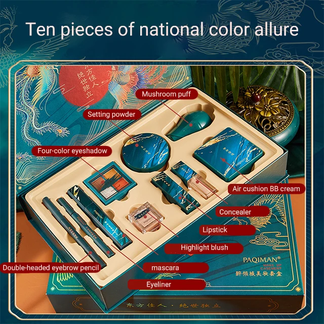 10pcs all in one makeup kit full kit cosmetic makeup set High quatity make up set  for women and teens