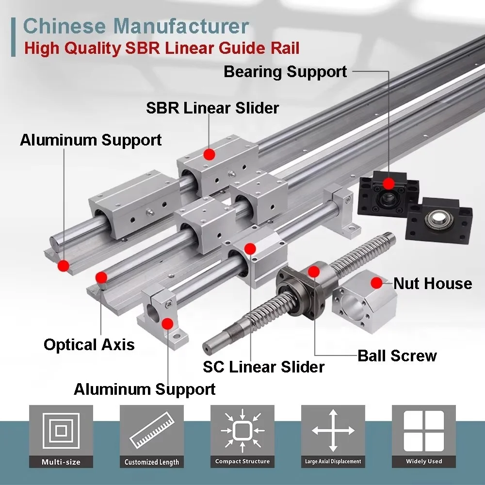 Large Stock SCS6UU SCS8UU SCS10UU SCS12UU SCS13UU SCS16UU SCS20UU SCS25UU SCS30UU Linear Ball Bearing Strip Bushing Bush Slide