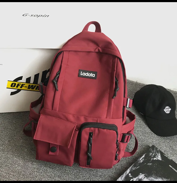 New Korean junior high school student school bag Harajuku ulzzang College style backpack computer backpack