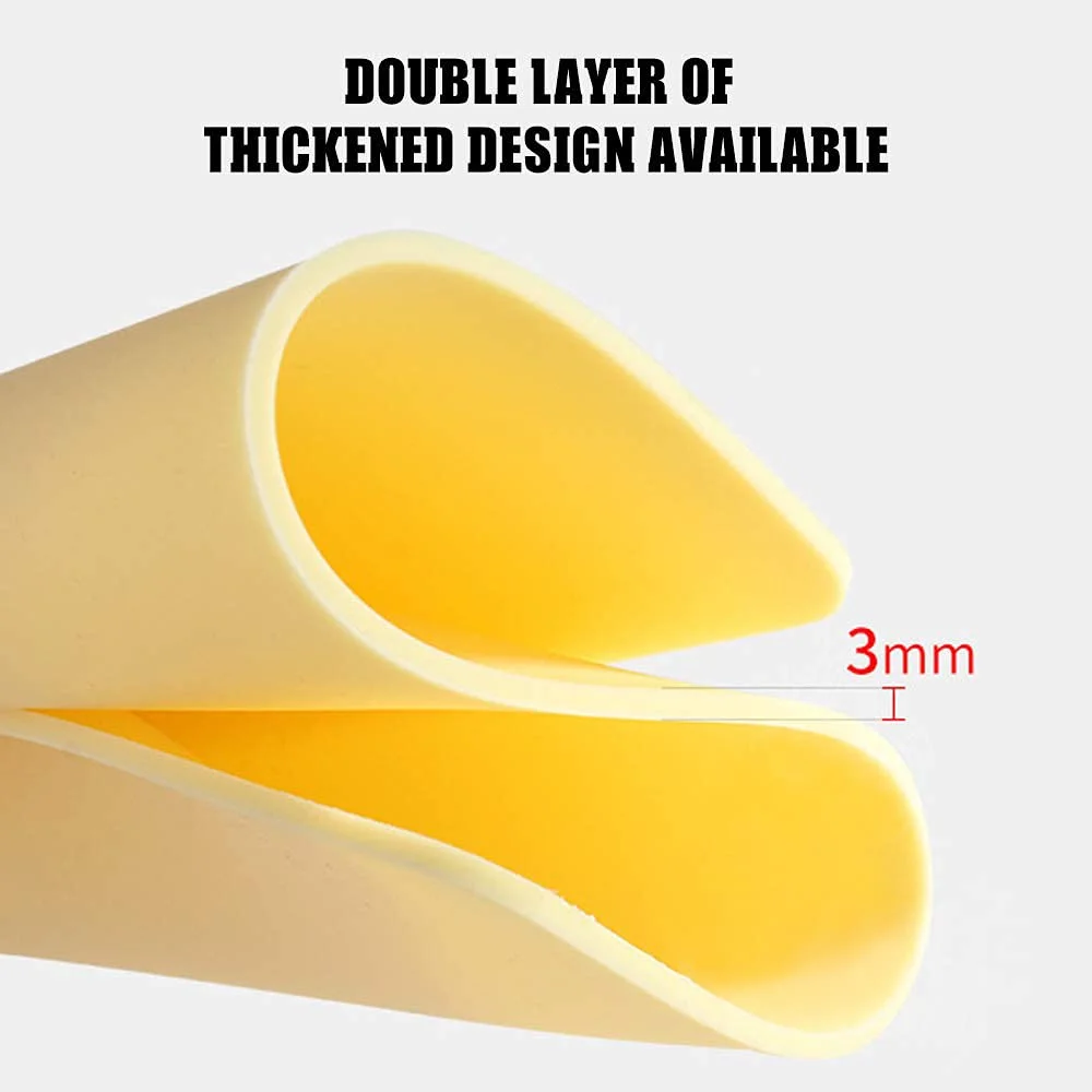 3mm Double-Sided Artificial Silicone Tattoo Practice Skin Blank for Beginners and Experienced Artists Tattoo Big Size Skin