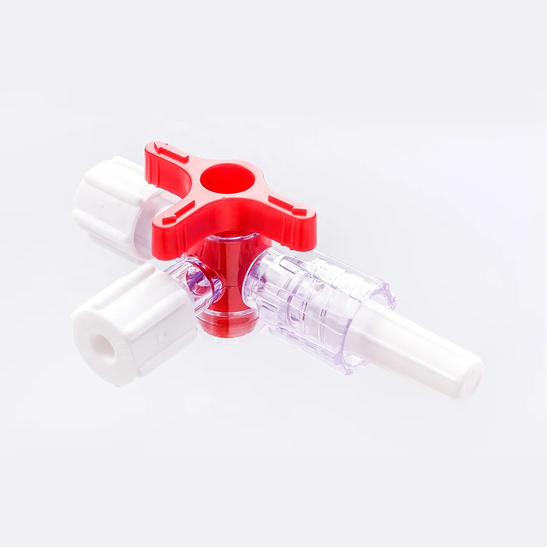 Disposable Single Use Three-Way Stopcock stopcock for singe use big size and small size with Luer Lock