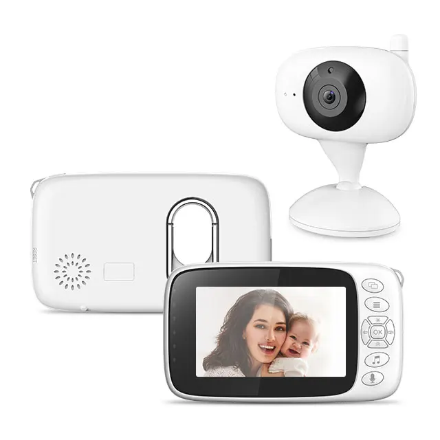 HDKing 4.3 Inch Display Screen Smart 2.4ghz 50 Degree Wifi Audio Video IP Wireless Night Vision Baby & Pet Monitor Camera