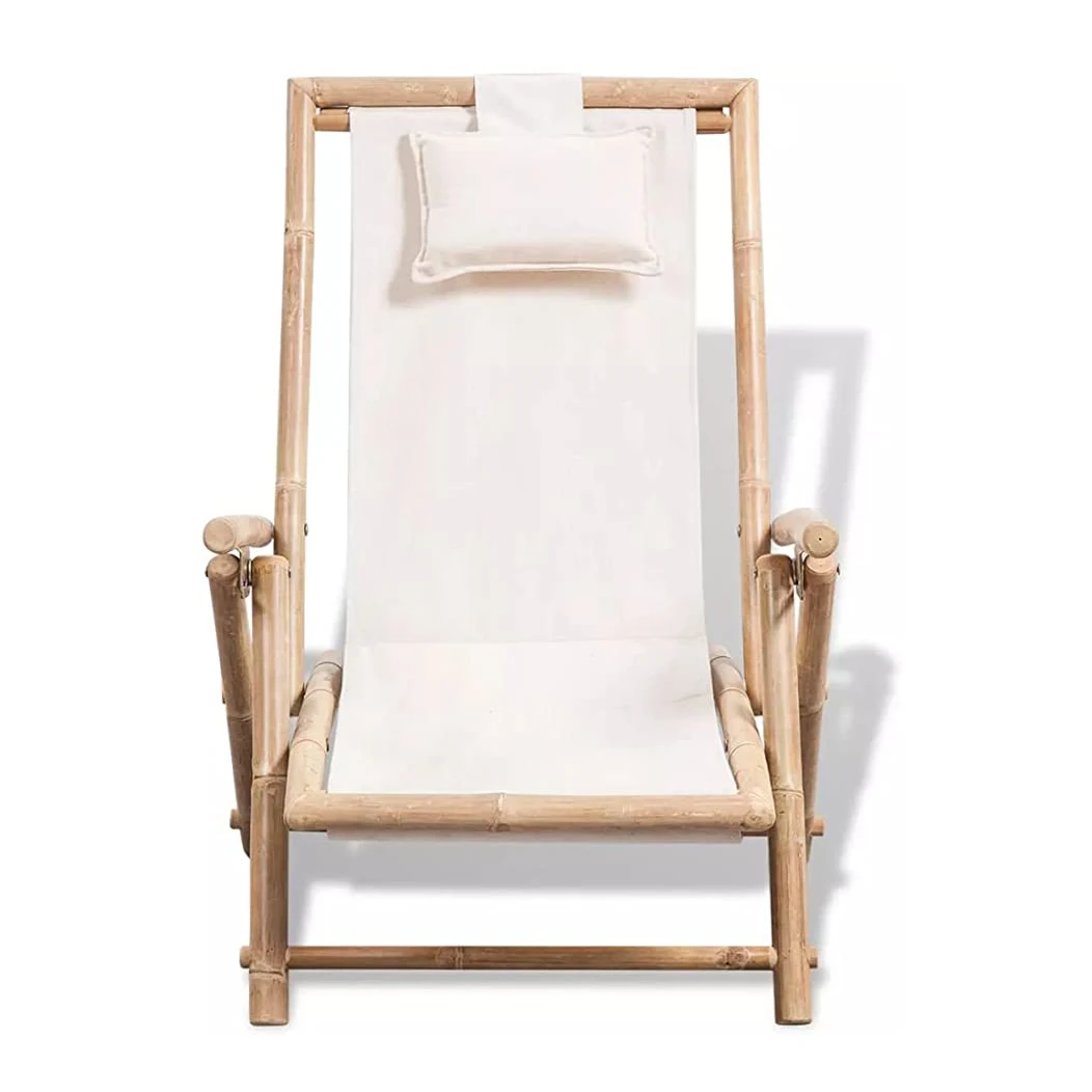  Дизайнерские легкие складные пляжные стулья Silla De Playa простой стиль из натурального бамбука по низкой