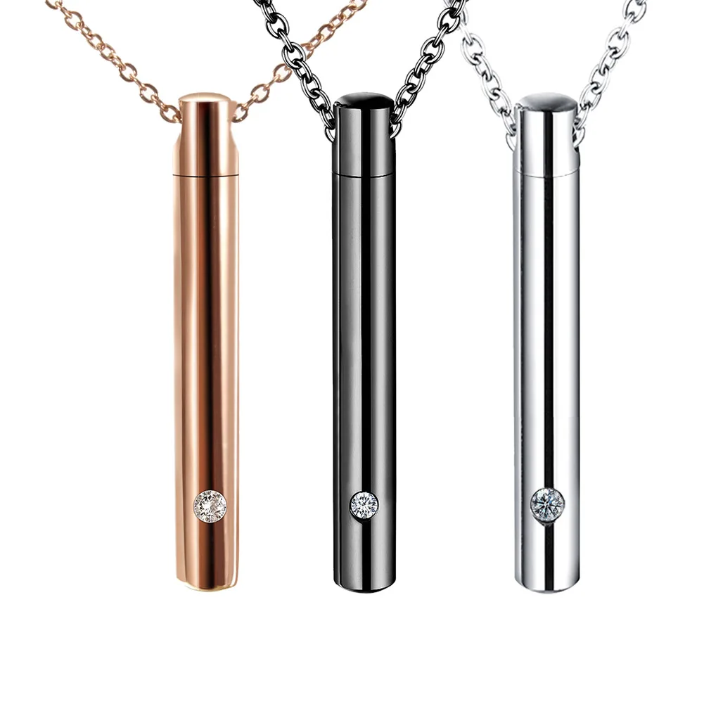 
Stainless Steel ash cremation urn pendant 