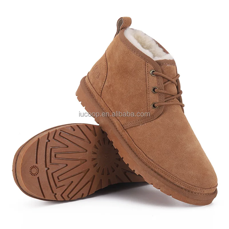 Luxury Winter boots martin combat boots uggh snow boots  for men leather shoes men winter shoe