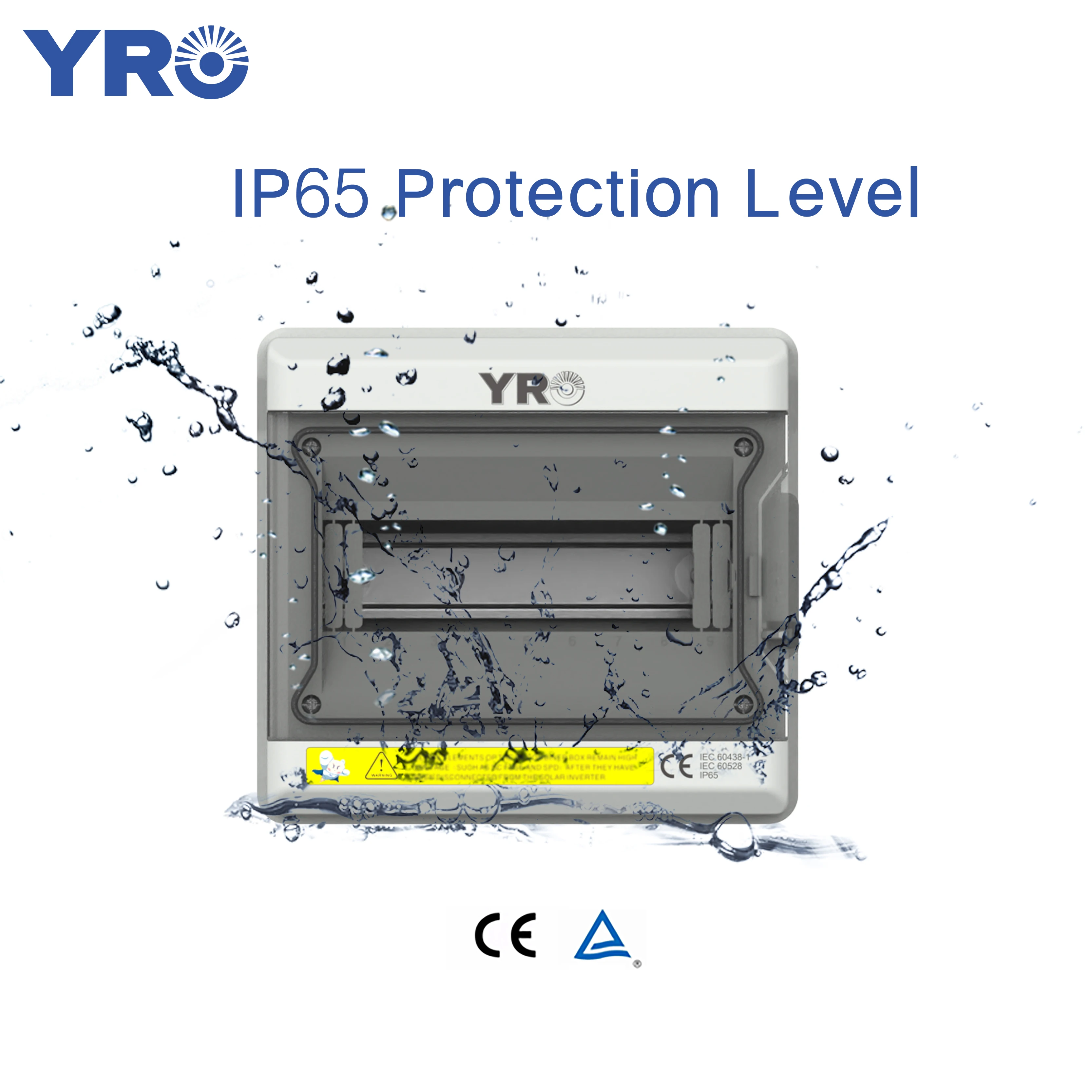 YRO HA 9 Way Outdoor Plastic Enclosure IP65 Waterproof Dustproof Junction Box