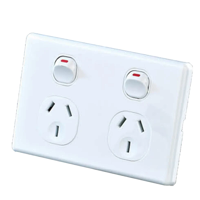 YUANKY wall switch 10A 16A 32A 1G 2 way double pole type c USB dimmer speed tel TV wall switch socket