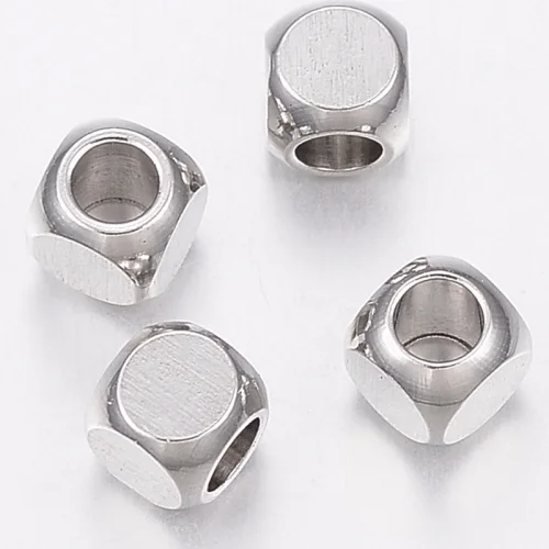 Розничная продажа, продается сумка 20 шт./пакет оригинальный цвет покрытием с большим отверстием нержавеющая сталь spacer бисера для браслета