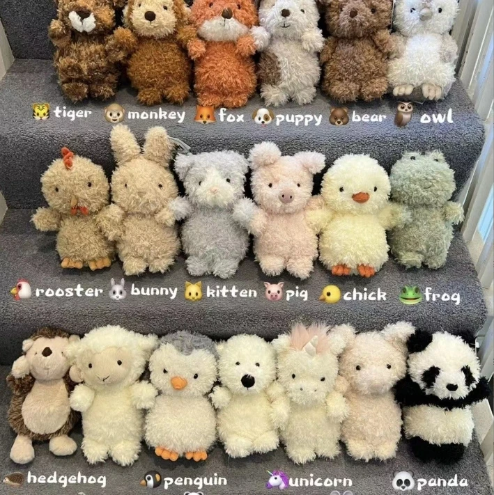 20cm soft plush Toys  Kawaii Stuffed Animals mini plush custom Rabbit Pig Sheep Unisex Baby Toys christmas plush gifts