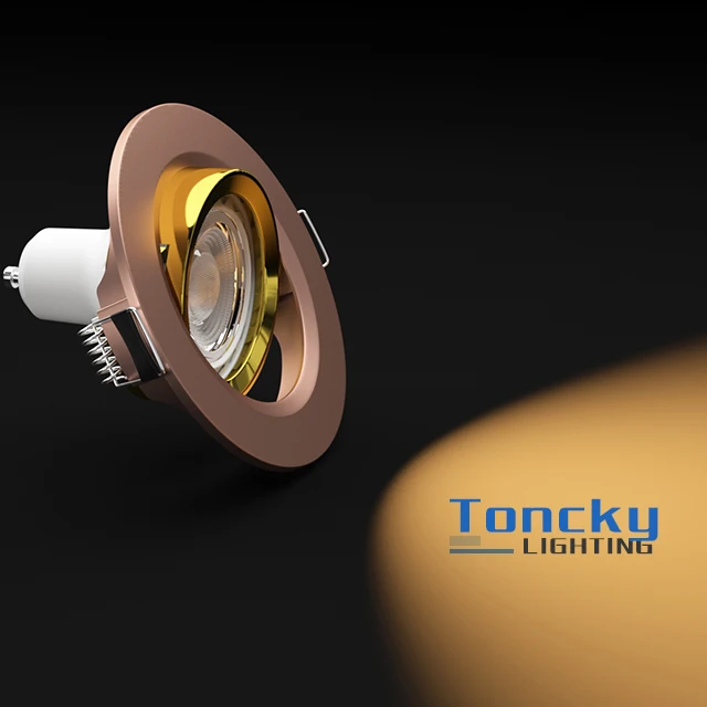 mr16 mr11 gu10 round led spotlight fixture downlight frame led spot light gu10 7w wide angle 120 degree