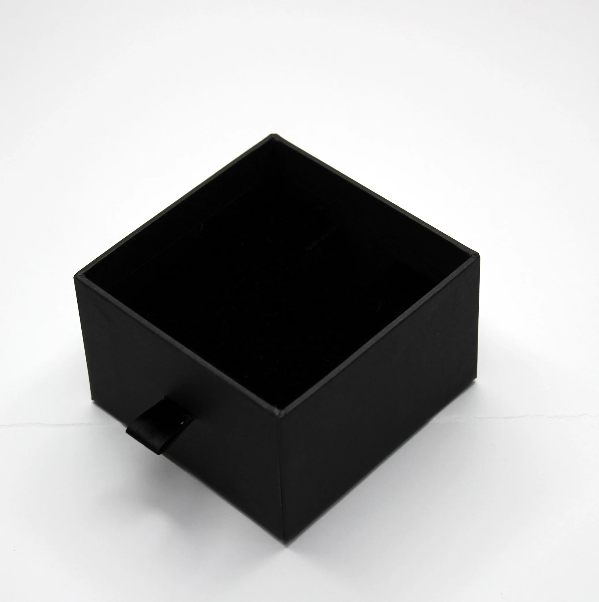 China Manufacturers OEM Black Cardboard Drawer Watch Box