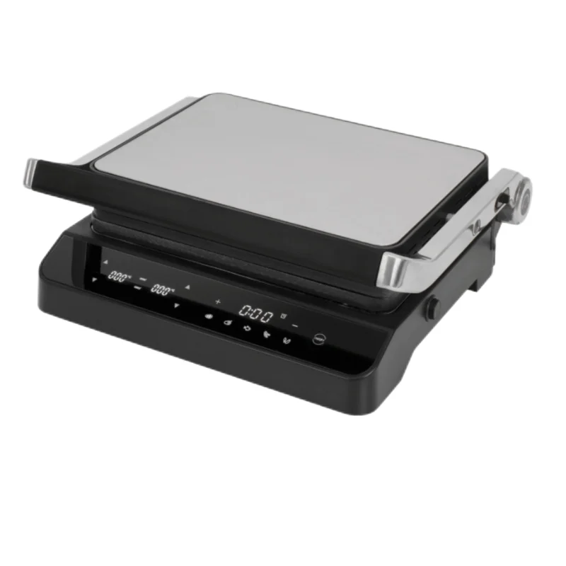 Luxury 4-Digital Full LCD Electric Grill and Griddle Smokeless BBQ for Outdoor Family Use