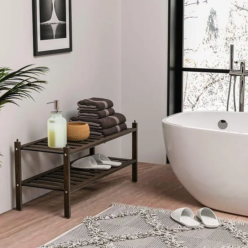 Стеллаж для обуви из бамбуковой панели