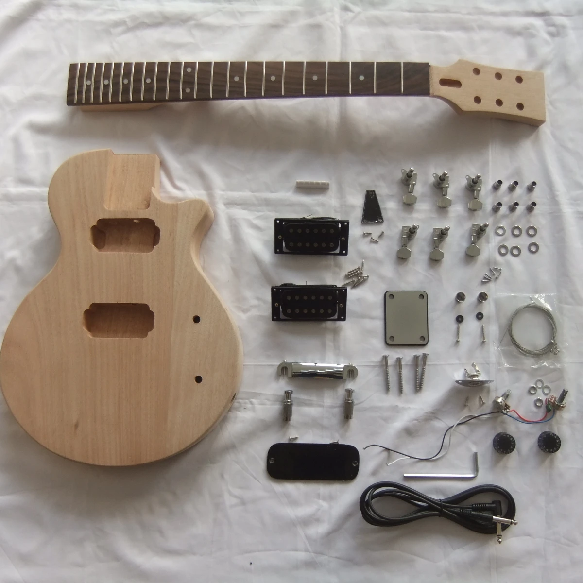 Customizable Semi-finished Rosewood Children Electric Guitar Exercise Diy Electric Guitar Kits