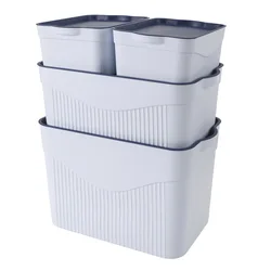 Wholesale Eco-friendly Plastic Stackable Cloth Storage Bins Clothes Organizer Toys Storage Box