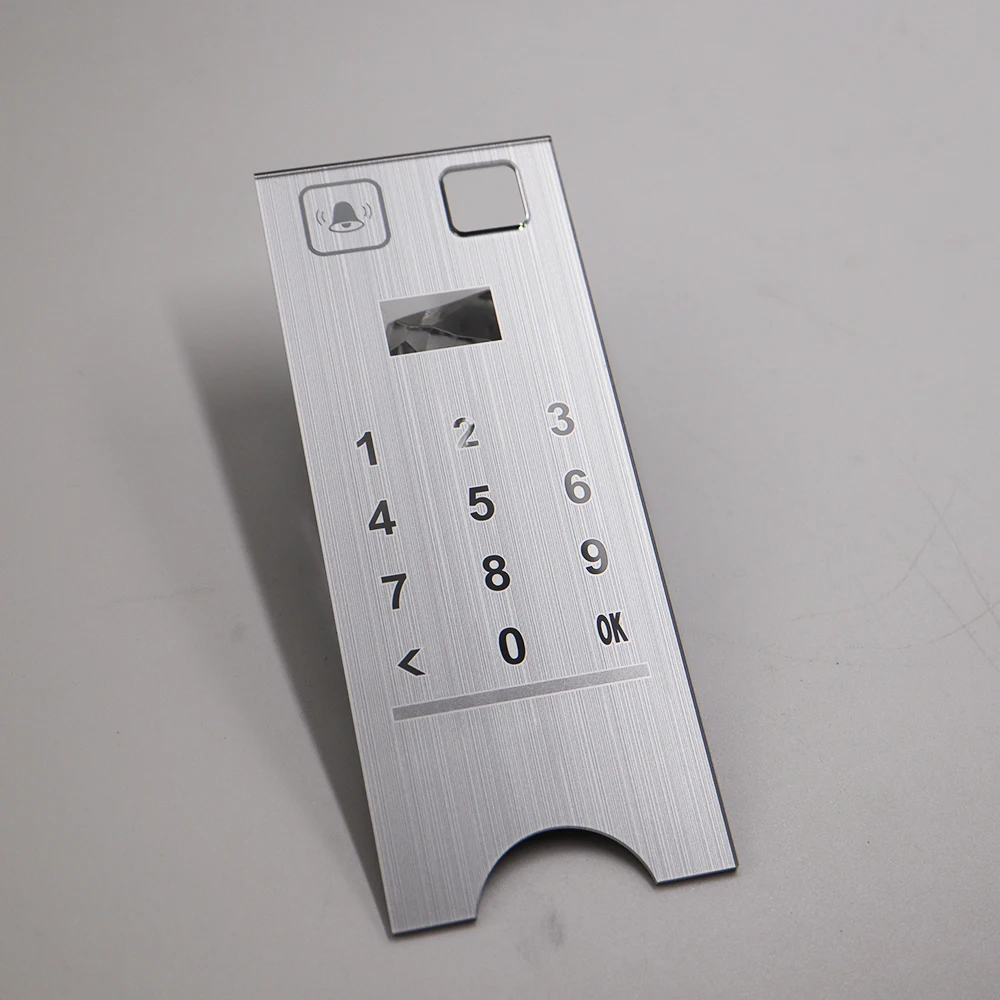 Производство 2 мм-10 мм закаленная стеклянная панель с черной печатью для очистителя воздуха