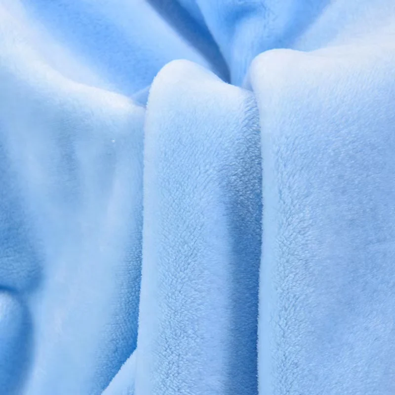 new-product recycled Super Soft Plush Fleece Velvet Flannel Fabric for Blanket Pajamas Lining Bedding Home Textile