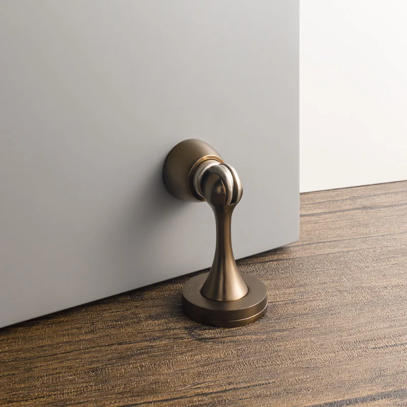 Modern style strong magnetic stainless steel door stopper used for windproof door bumpers in hotel bedrooms