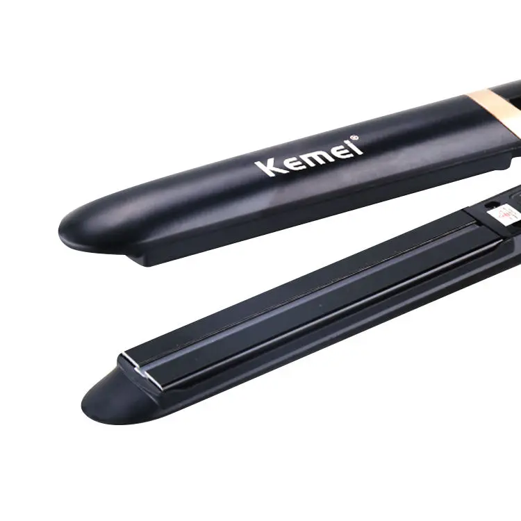 Kemei KM-2219 Beauty Care Universal Infrared Aluminum Plate Hair Straightener For Hairdressing Tool